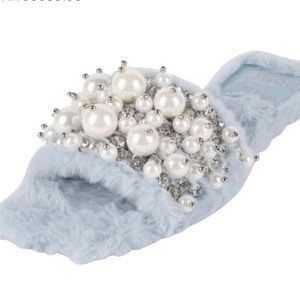 Jeffrey Campbell Facil Faux Fur Slide New